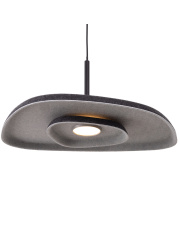 Lampa wisząca Deux czarno-szara P0560 Maxlight