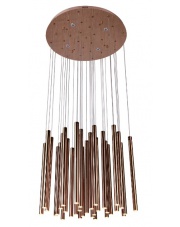 Lampa wisząca Organic Copper ściemnialna P0174D Maxlight